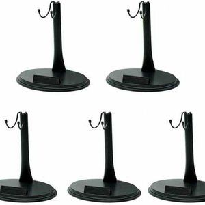 NEW Lot of FIVE12 inch Dolls Stand Holder Plastic Action Figure Stand